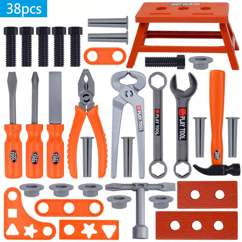 Gardening Tools For 10 Year Olds - ชุดกล่องเครื่องมือของเล่น 38/39/42 ชิ้น พร้อมสว่านของเล่นไฟฟ้า ชุดเครื่องมือซ่อมแซมจำลอง สำหรับของเล่นบ้าน