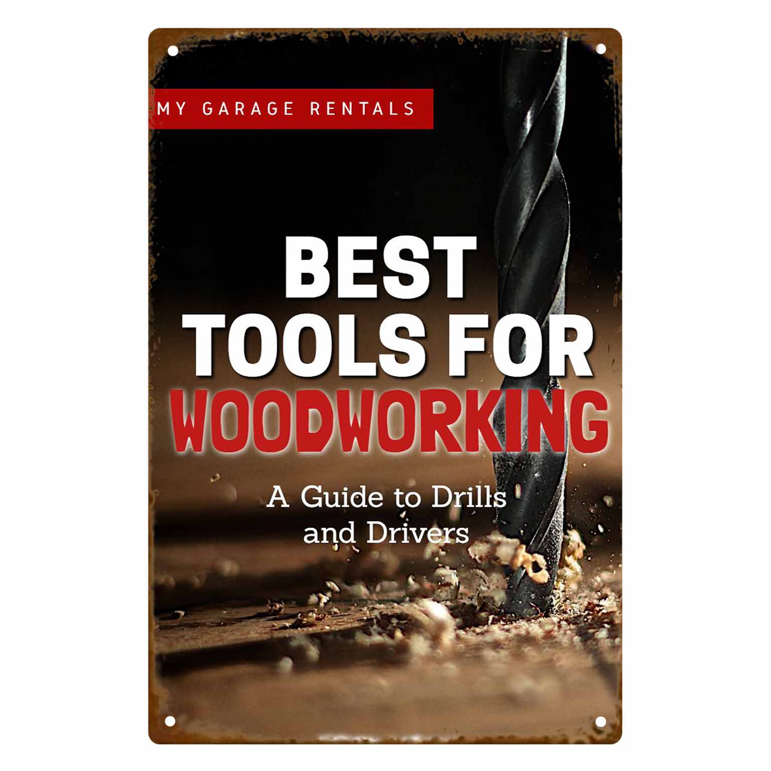 Gardening Tools Best - ป้ายโลหะติดผนัง 2 มิติ 1 ชิ้น 