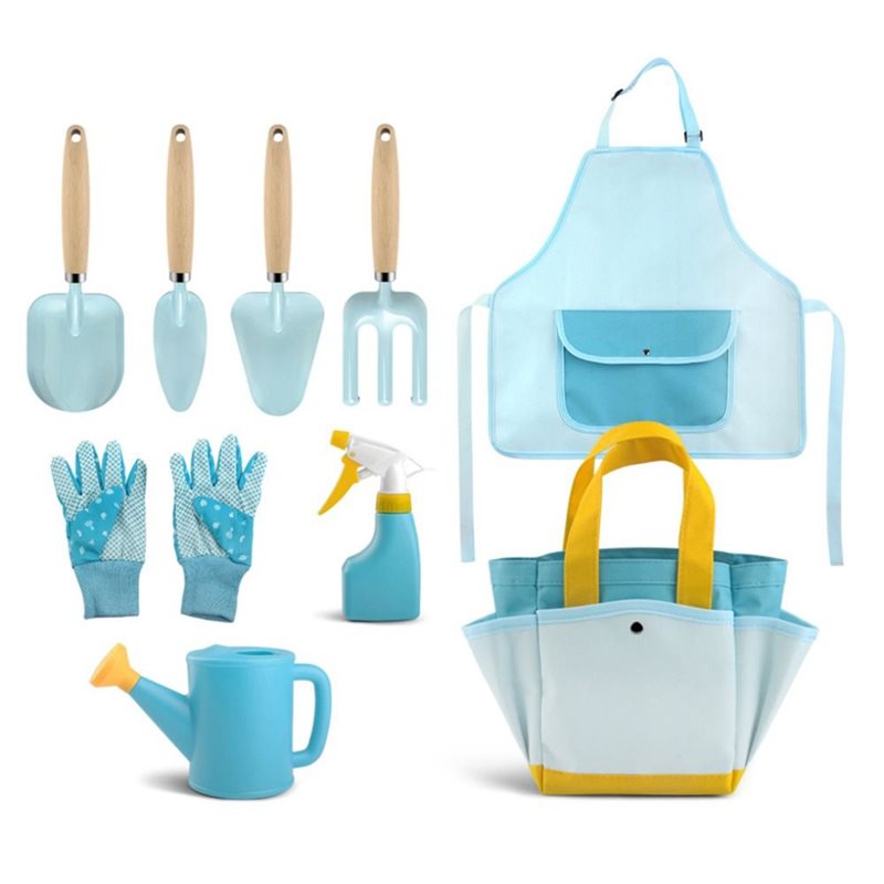 Gardening Tools Kit For Kids - AB47-ชุดสวนเด็ก ชุดเล่นทราย สีสันสดใส พร้อมอุปกรณ์ตักดิน จอบ ชุดเครื่องมือปลูกต้นไม้