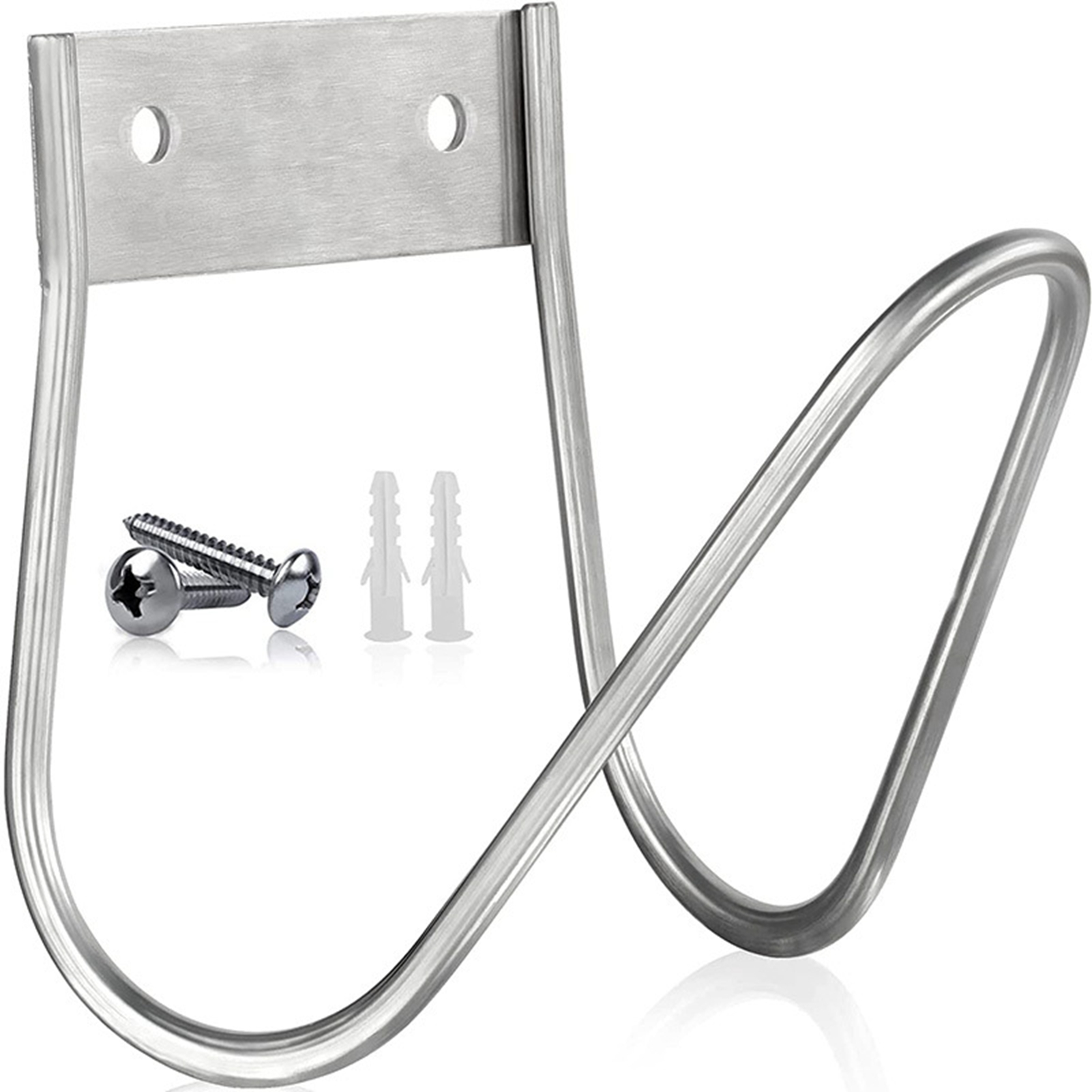 Gardening Tools Heavy Duty - ที่แขวนสายยางรดน้ำสวนสแตนเลสแบบติดผนัง แข็งแรงทนทาน สำหรับจัดระเบียบและเก็บอุปกรณ์ทำสวนกลางแจ้ง