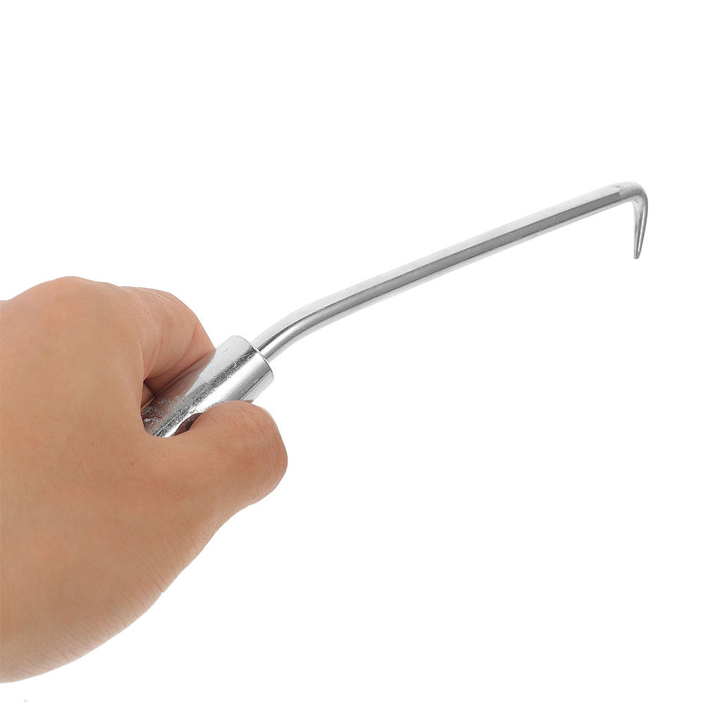 Gardening Tools Heavy Duty - 2 ชิ้น เครื่องมือผูกรั้วสวน ตะขอเหล็กสำหรับงานหนัก สำหรับโครงไม้เลื้อย รั้ว