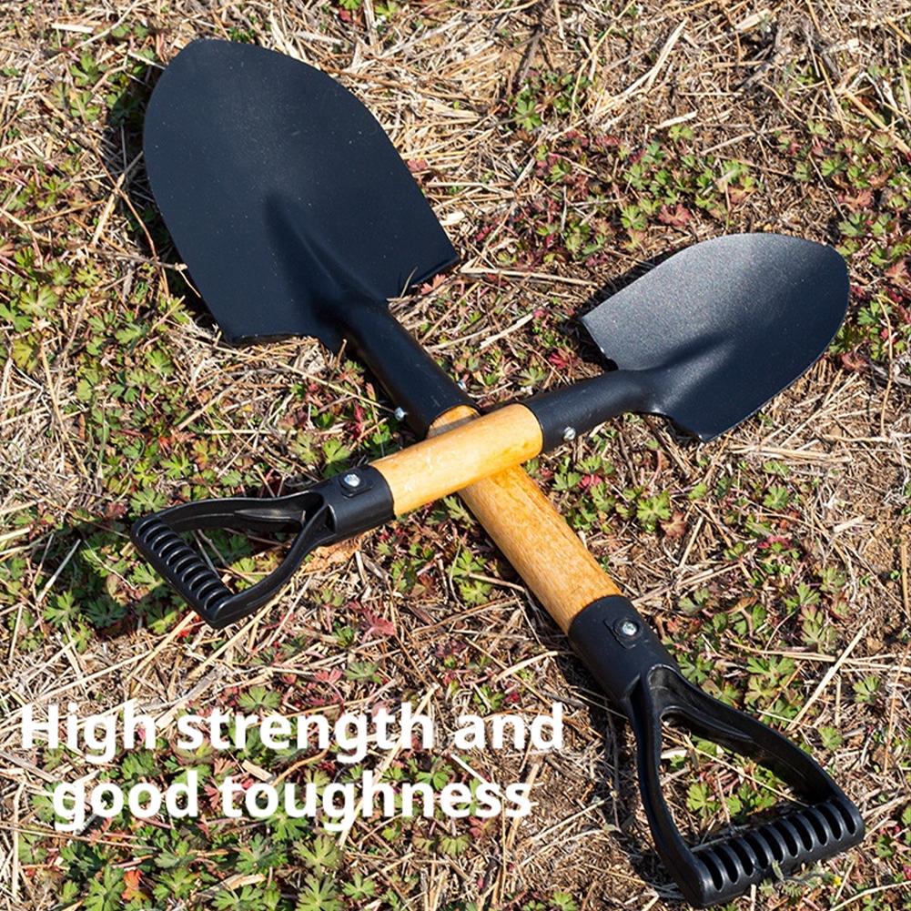 Gardening Tools Kit For Kids - พลั่วสวนขนาด 36 ซม. พร้อมด้ามไม้ สแตนเลสสตีล ขนาดเล็ก