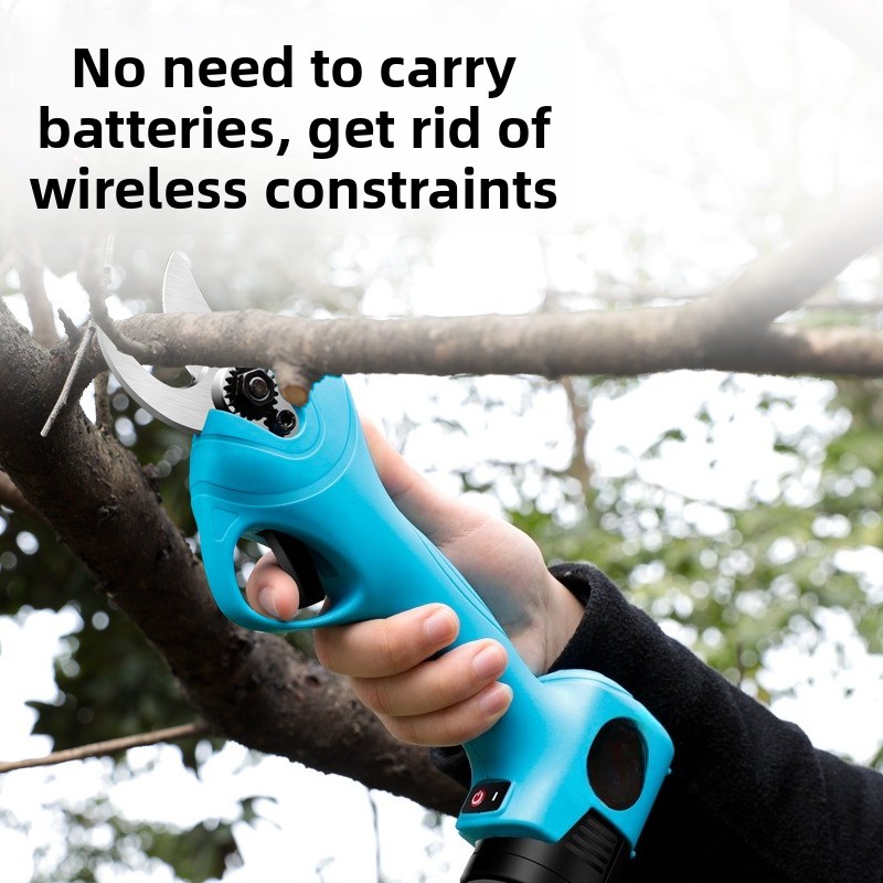 Gardening Tools To Cut Branches - เครื่องตัดกิ่งไม้ไฟฟ้าแบบมือถือ ชาร์จไฟได้ ใช้แบตเตอรี่ลิเธียม สำหรับตัดกิ่งในสวน