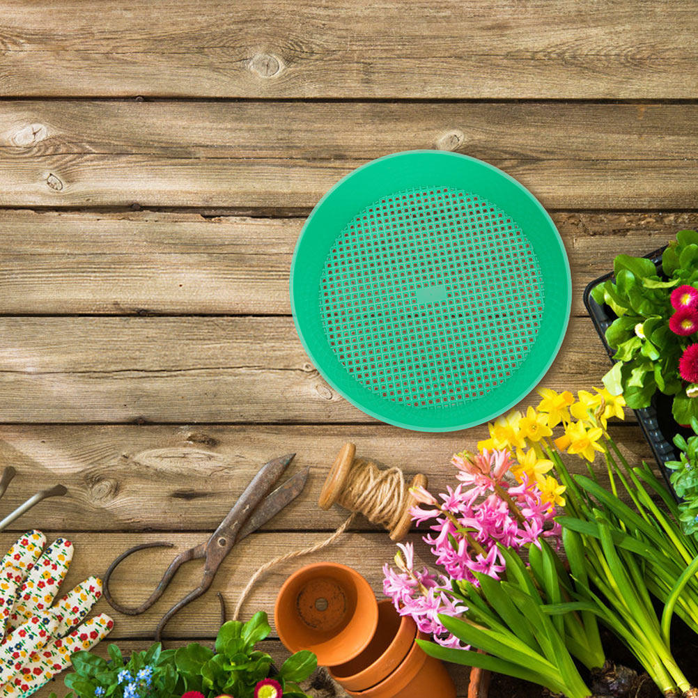 ตะแกรงร่อนดิน 4 ชิ้น ทำจากพลาส - Gardening Tools Heavy Duty บทวิจารณ์และราคา