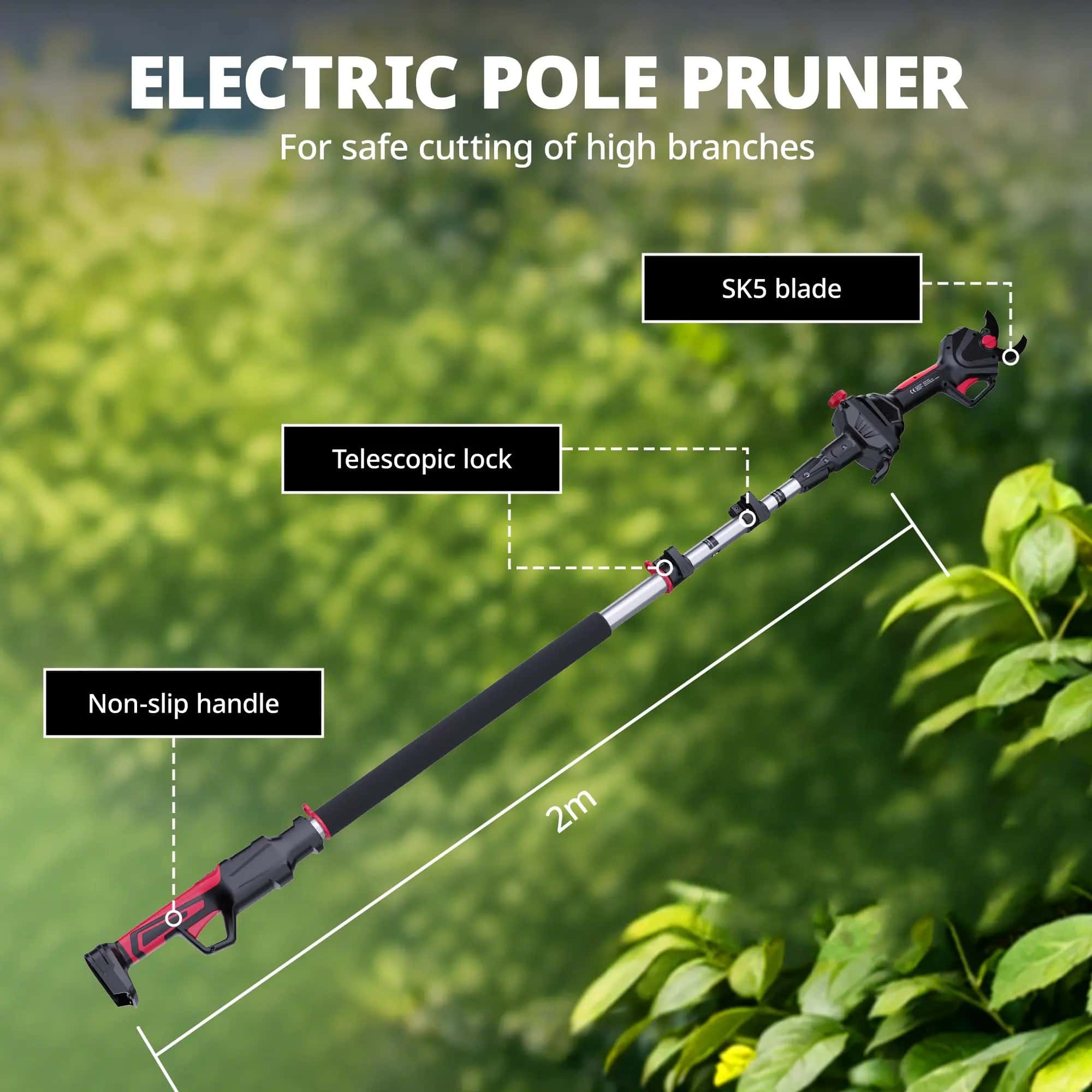 กรรไกรตัดกิ่งโลหะไร้สายแบบมืออ - Gardening Tools To Cut Branches บทวิจารณ์และราคา