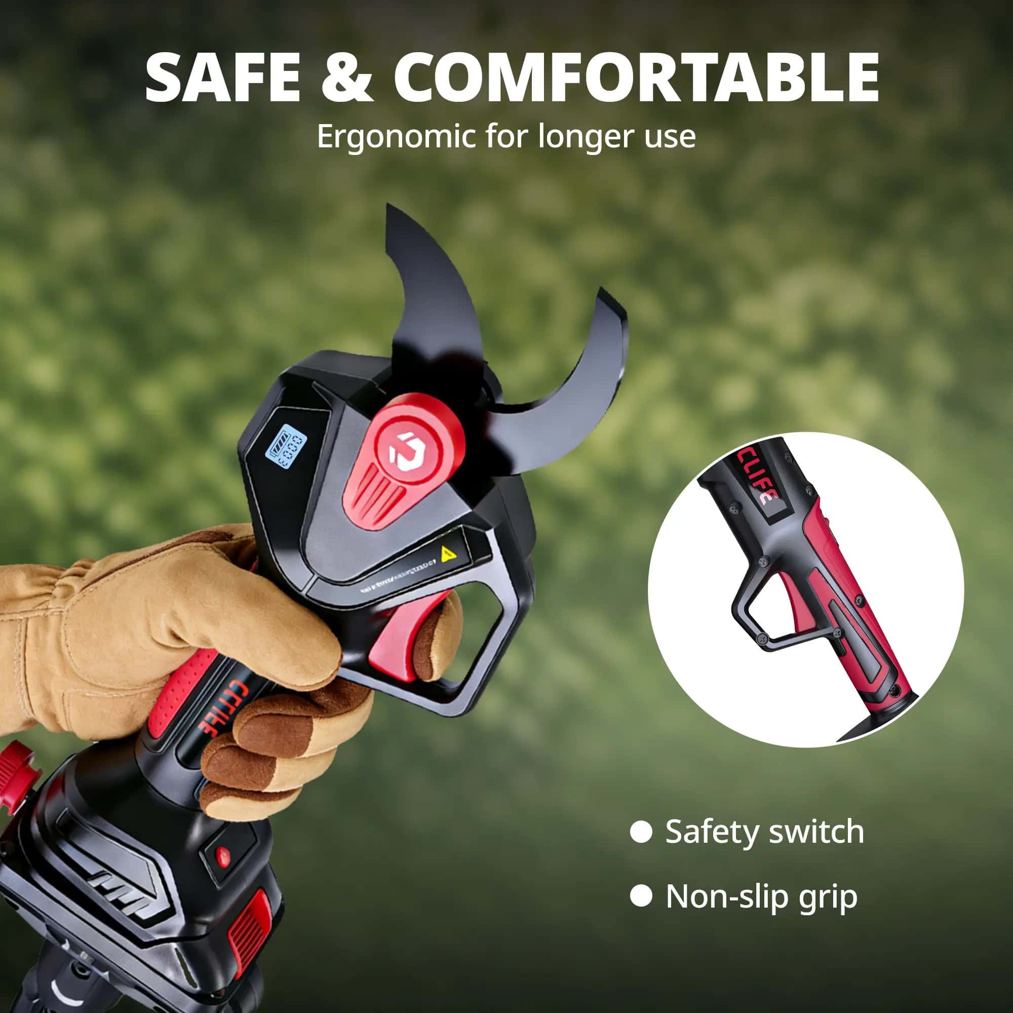กรรไกรตัดกิ่งโลหะไร้สายแบบมืออ - Gardening Tools To Cut Branches บทวิจารณ์และราคา