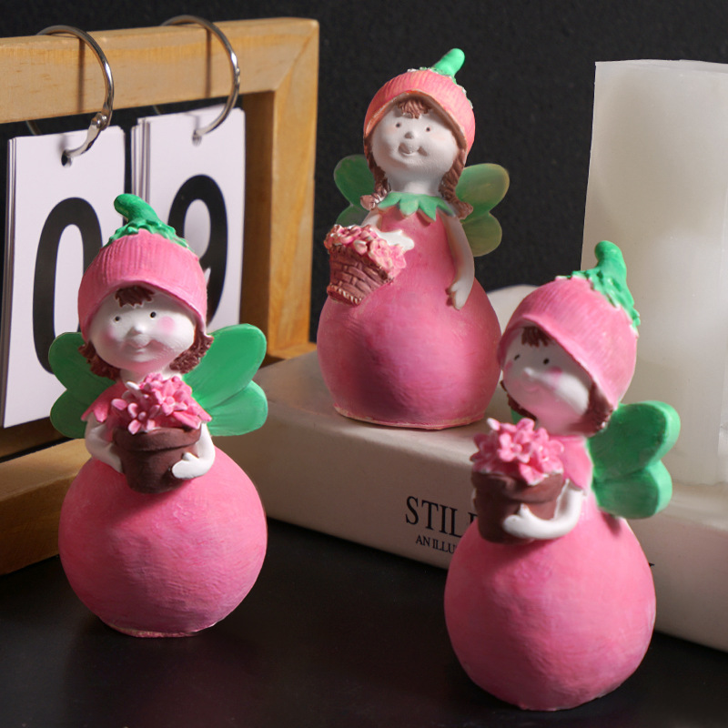 3D น่ารัก Fairy แม่พิมพ์ซิลิโค - Gardening Tools Cute บทวิจารณ์และราคา