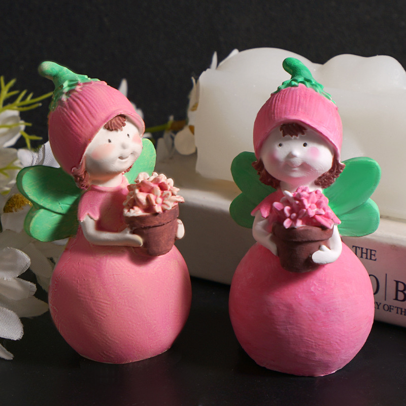 3D น่ารัก Fairy แม่พิมพ์ซิลิโค - Gardening Tools Cute บทวิจารณ์และราคา