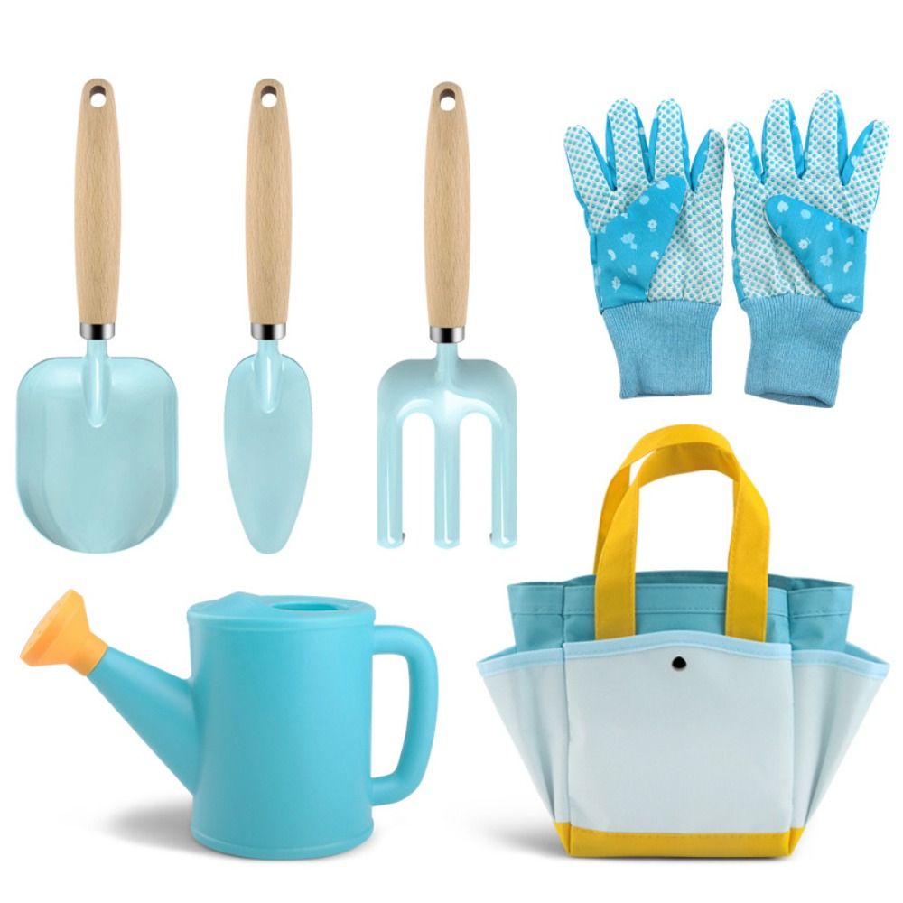 ชุดเครื่องมือทำสวนสีลูกกวาด ขอ - Gardening Tools Kit For Kids บทวิจารณ์และราคา