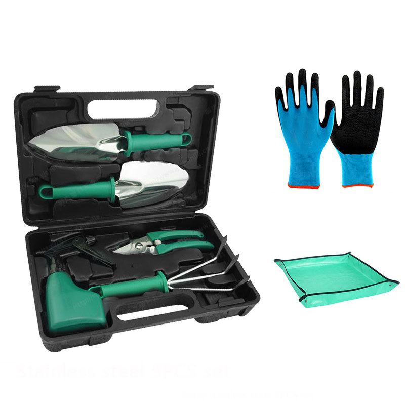 ชุดเครื่องมือทำสวน สแตนเลสสตีล - Gardening Tools Heavy Duty บทวิจารณ์และราคา