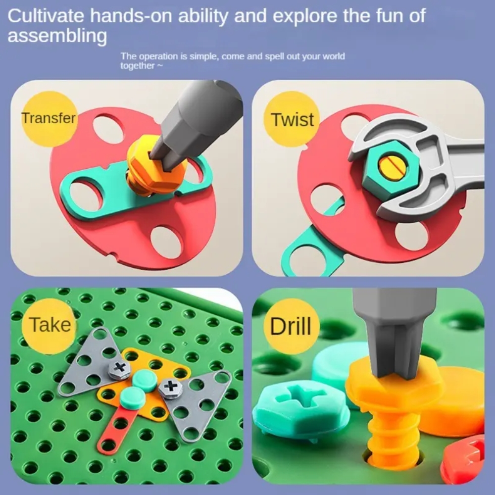 450 ชิ้น เด็ก STEM เซตเจาะสร้า - Gardening Tools Kit For Kids บทวิจารณ์และราคา