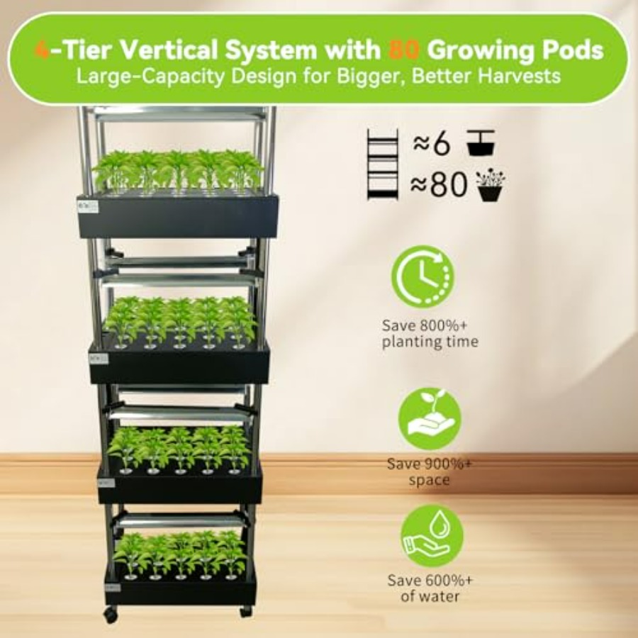ระบบปลูกพืชไฮโดรโปนิกส์ในร่ม:  - Hydroponic System บทวิจารณ์และราคา