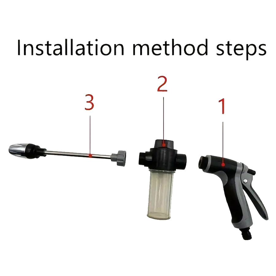ปืนฉีดน้ำแรงดันสูงขายดี หัวฉีด - Gardening Tools Best บทวิจารณ์และราคา