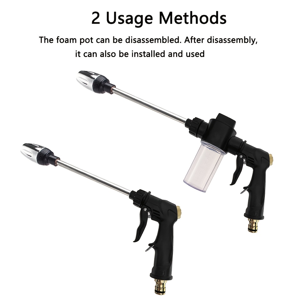 ปืนฉีดน้ำรดน้ำต้นไม้ หัวฉีดแรง - Gardening Tools Plastic บทวิจารณ์และราคา