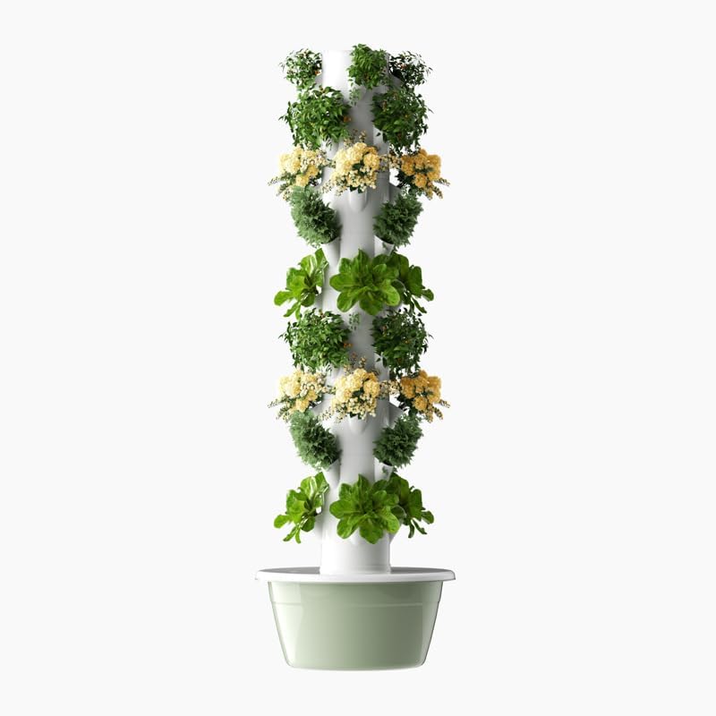 หอปลูกพืชไฮโดรโปนิกส์แนวตั้งแบ - Gardening Tools Plastic บทวิจารณ์และราคา